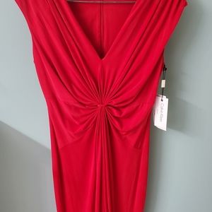 Red Calvin Klein dress